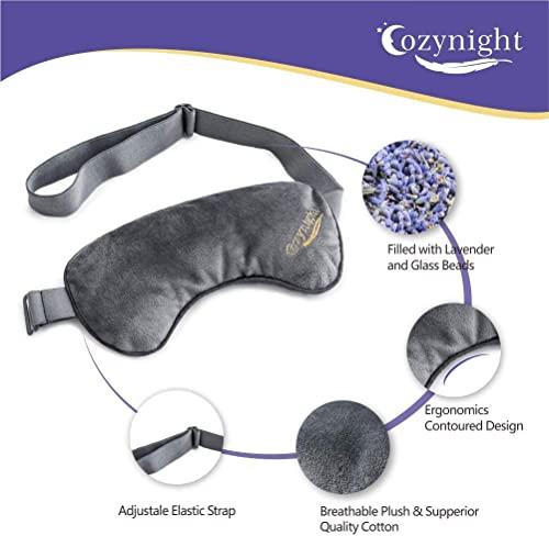 Cozynight Cozynight Weighted Lavender Eye Mask for Sleeping, Yoga, Dry Eyes, Headache, Migraine Relief - Great Relaxation Gifts for Mom, Dad, Women, Men - Aromatherapy Lavender Eye Pillow Gift