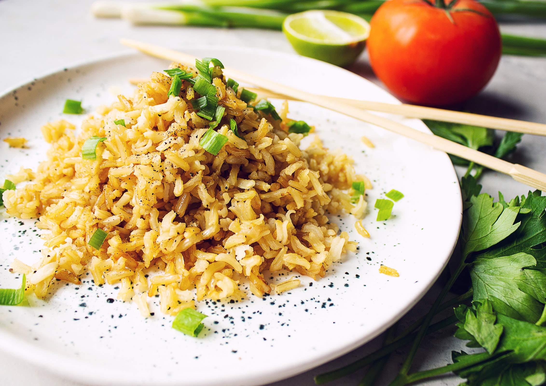 Food to Live Food to Live Organic Brown Jasmine Rice, 1.5 Pounds Non-GMO, Whole-Grain Rice, Long-Grain Variety, Non-Irradiated, Kosher, Vegan. Rich in Fiber. Perfect for Curries, Pilafs, & Desserts