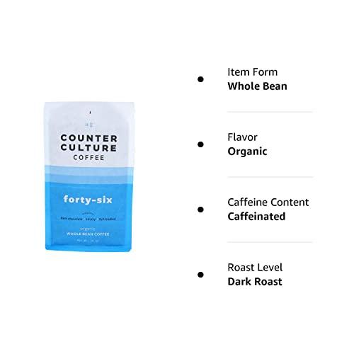 Counter Culture Coffee COUNTER CULTURE COFFEE dark roast Whole Bean Organic Number 46 12Ozcoffee, 12 OZ