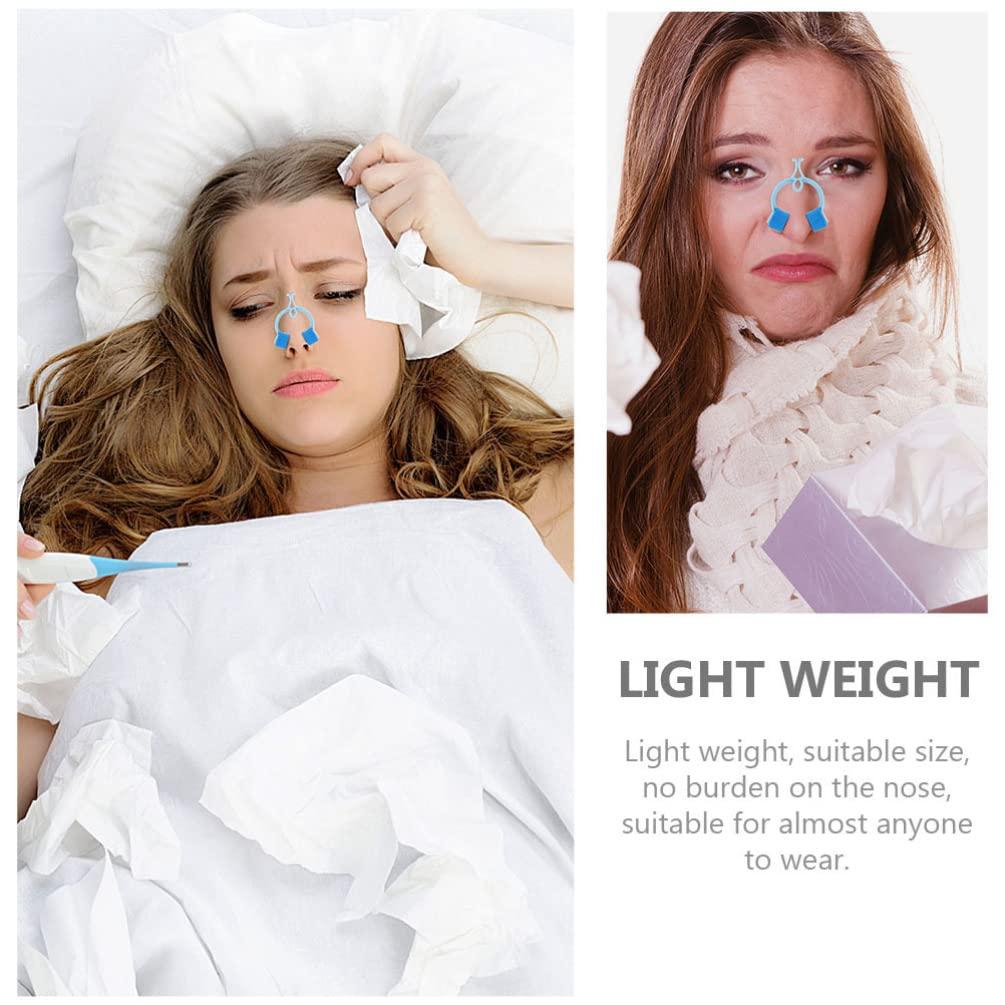 DOITOOL Plastic Clips Stop Nosebleeds Epistaxis Clip: 20pcs Nose Bleed Stopper Nasal Clip Treatments Foam Nose Slap for Emergency Accident Accessory Blue