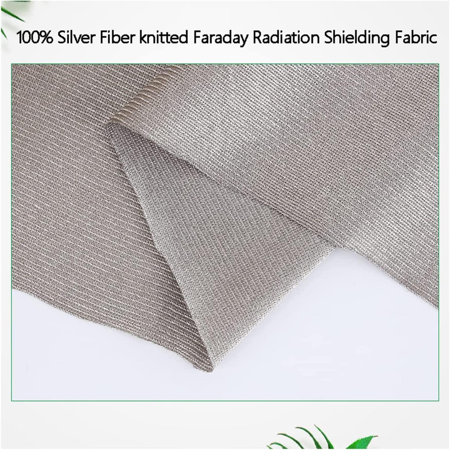 BTURYT BTURYT Faraday Fabric Faraday Fabric Emf Protection Fabric Silver Fiber 5G Anti-Radiation/Conductive/Shielding Fabric EMF Blocker,Faraday Clothing Fabric