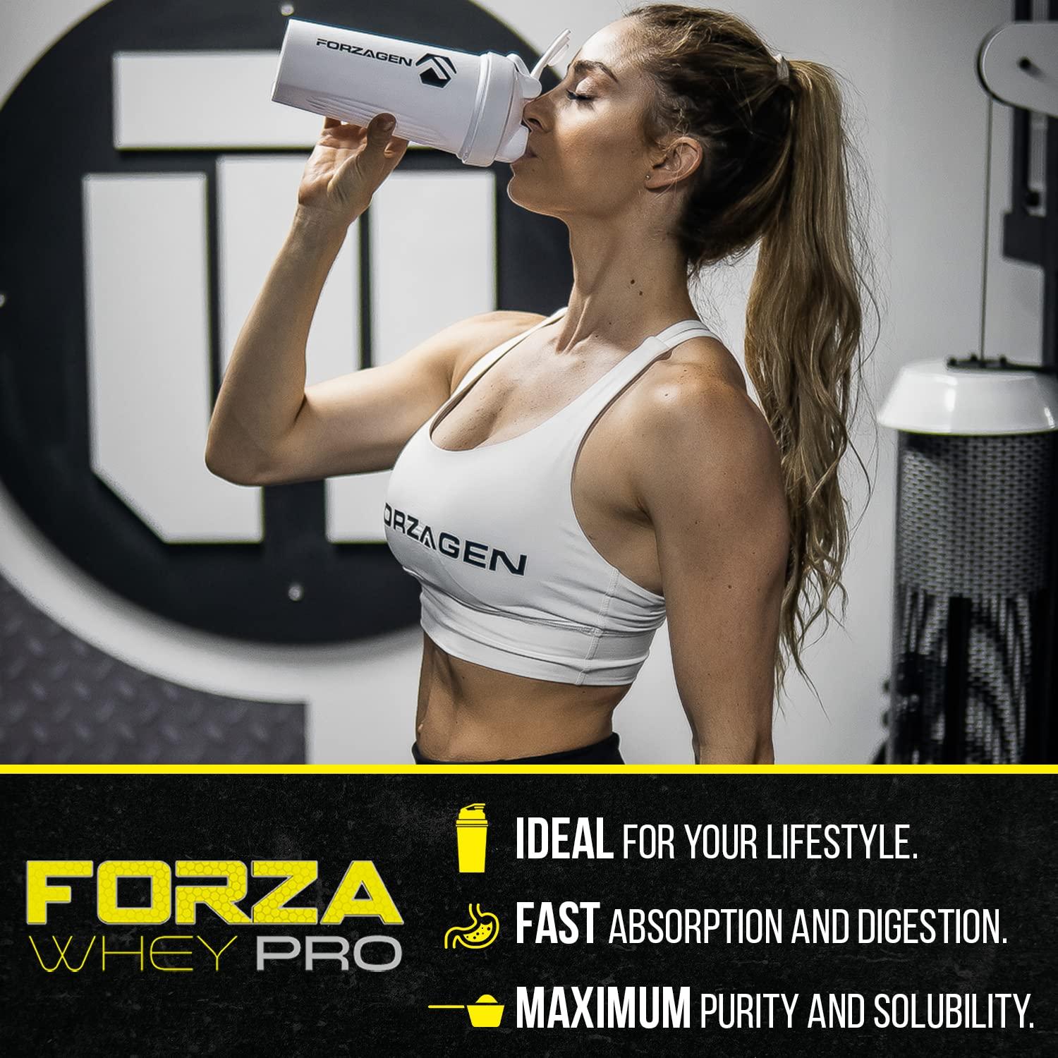 Forzagen Forzagen Whey PRO Low Carb Protein Powder | 24g of Protein per Serving, No Added Sugar, Gluten Free, Premium Whey for Shakes & Mixes for Men & Women, BCAA | Vanilla, 2 lbs. (28 Servings)