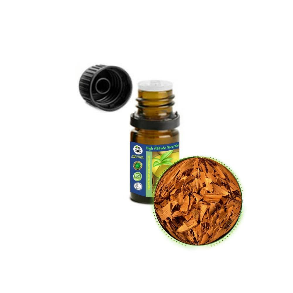 HIGH ALTITUDE NATURALS Sandalwood Essential Oil (Santalum Album) East Indian Mysore, Santal, Saunders - Undiluted, Uncut, All-Natural, Steam-Distilled - 5ml (1/6oz)