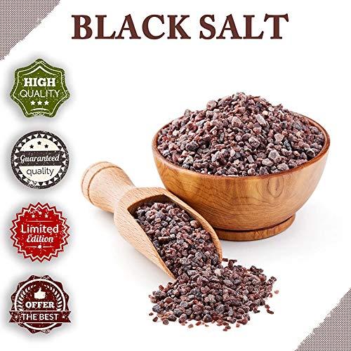 NY Spice Shop Pure Black Salt Powder (Kala Namak) | Natural Indian Kala Namak | Premium Himalayan Black Salt | Contain Minerals, Best For Cooking & Tofu Scramble | Bulk, 0.5 Pound (8 OZ) By NY SPICE SHOP