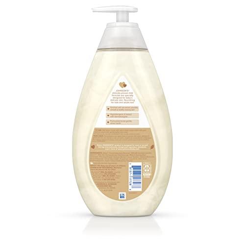 Johnson's Baby Johnson's Skin Nourishing Baby Wash with Vanilla & Oat Extract, Hypoallergenic & Tear Free Baby Wash, 27.1 fl. oz