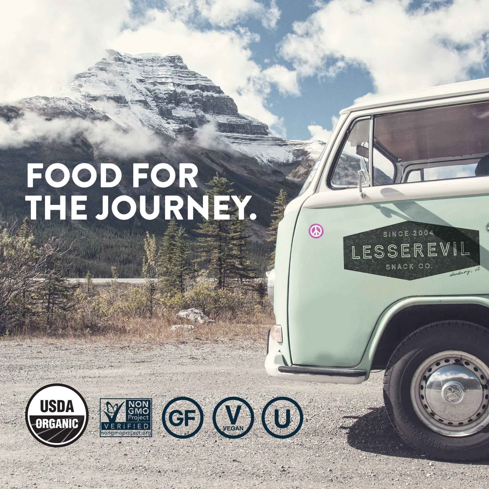 Lesserevil LesserEvil Organic Popcorn, Himalayan Gold, .88 Ounce, 18 Count