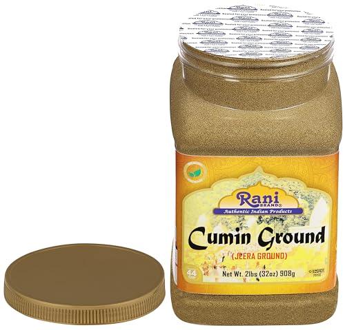 Rani Brand Authentic Indian Products Rani Cumin (Jeera) Powder Spice 32oz (2lbs) 908g PET Jar ~ All Natural | Vegan | Gluten Friendly | NON-GMO | Kosher | Indian Origin