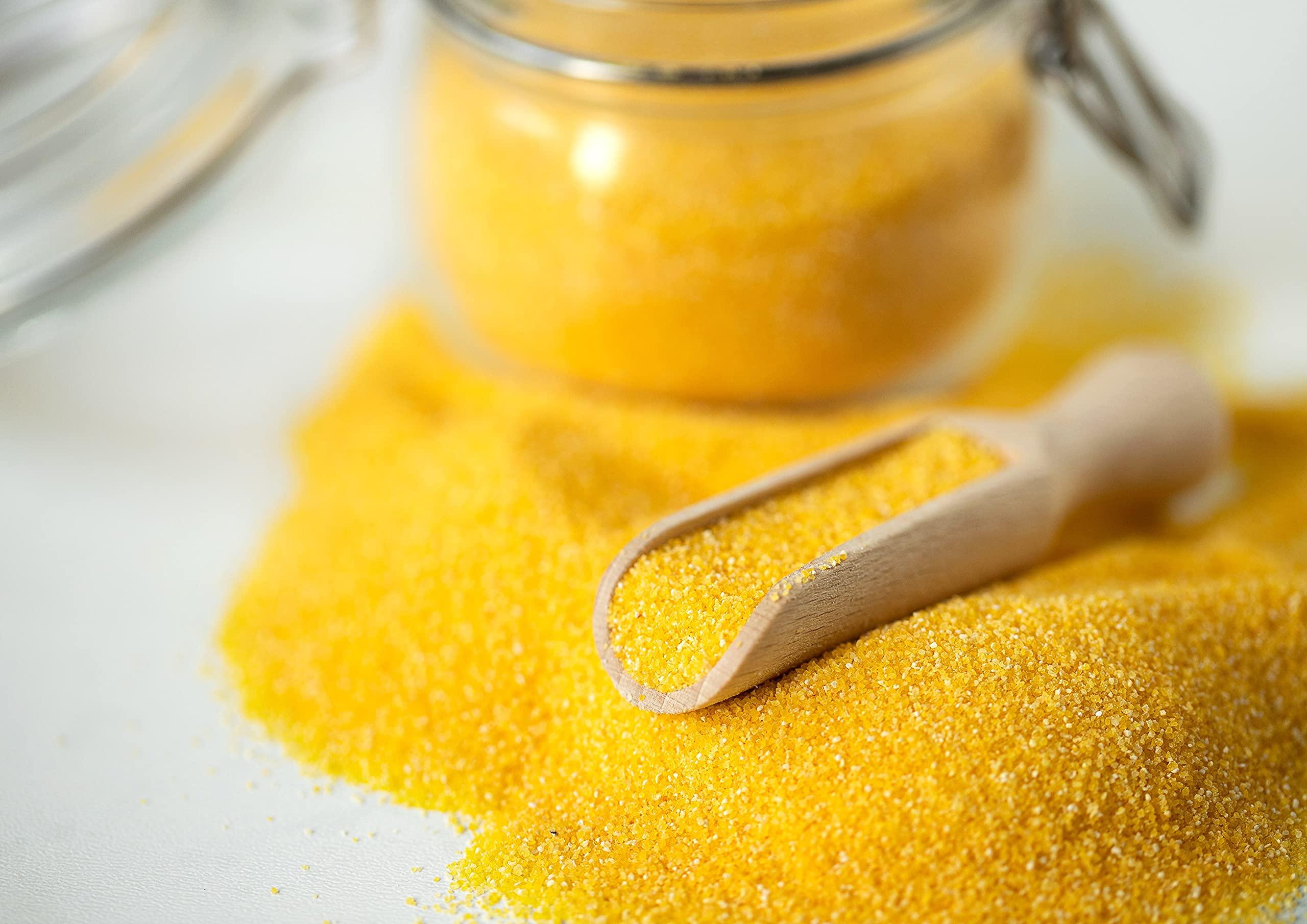 Food to Live Food to Live Yellow Polenta, 6 Pounds - Finely Ground Cornmeal. Product of Italy. Easy to Cook. Creamy, Smooth Texture. Rich in Antioxidants. Great as a Side Dish, and for Hot Cereal, Porridge