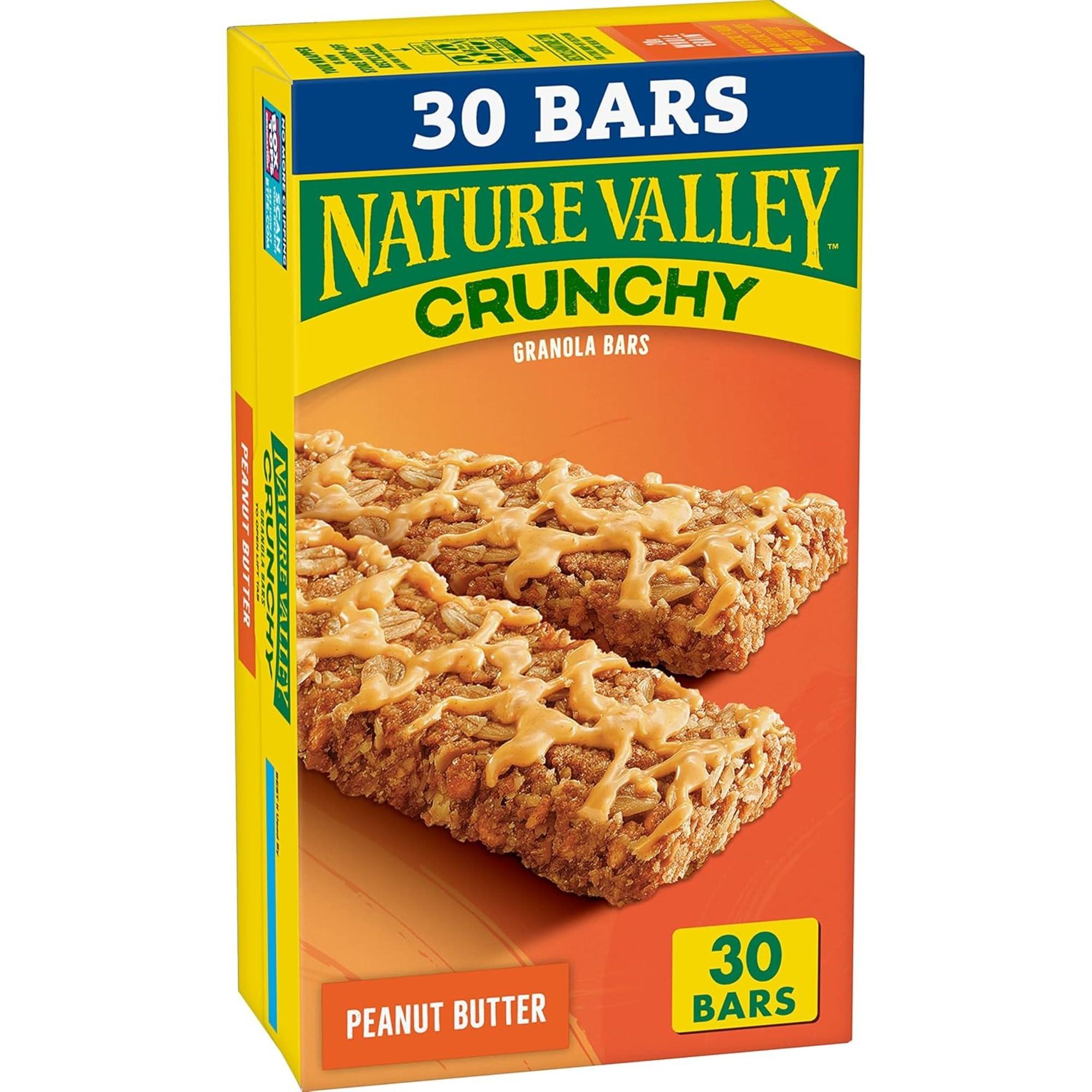 Nature Valley Nature Valley Crunchy Granola Bars, Peanut Butter, 30 Bars, 22.35 OZ (15 Pouches)