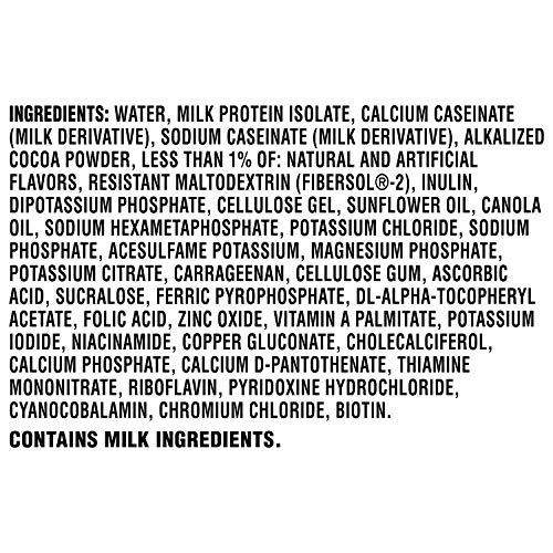 Muscle Milk Muscle Milk Pro Advanced Nutrition Protein Shake, Knockout Chocolate, 11 Fl Oz Carton, 12 Pack, 32g Protein, 1g Sugar, 16 Vitamins & Minerals, 5g Fiber, Workout Recovery, Packaging May Vary