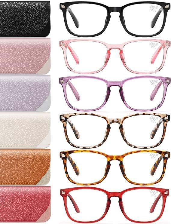 CCVOO CCVOO Reading Glasses for Women/Men, Eyeglasses, Blue Light Readers for Women/Men, Computer Eye Glasses, Cheaters