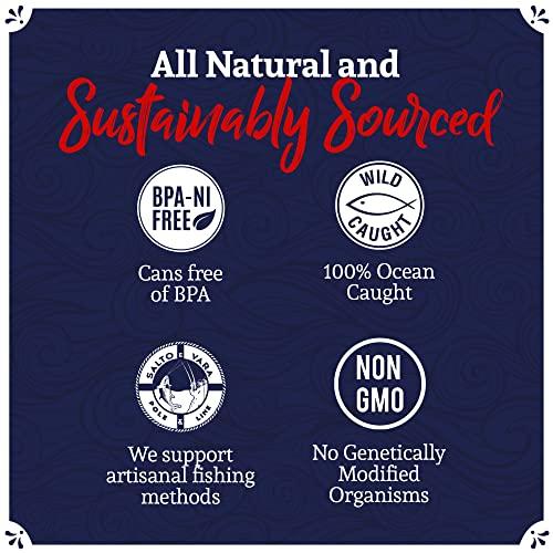 Santo Amaro Santo Amaro - Authentic European Sardines in Tomato Sauce from Puree, Hand-packed Canned Sardines in Tomato Sauce from Portugal, Wild Caught Portuguese Sardines, 23g Protein, Paleo, Dash, Pack of 3