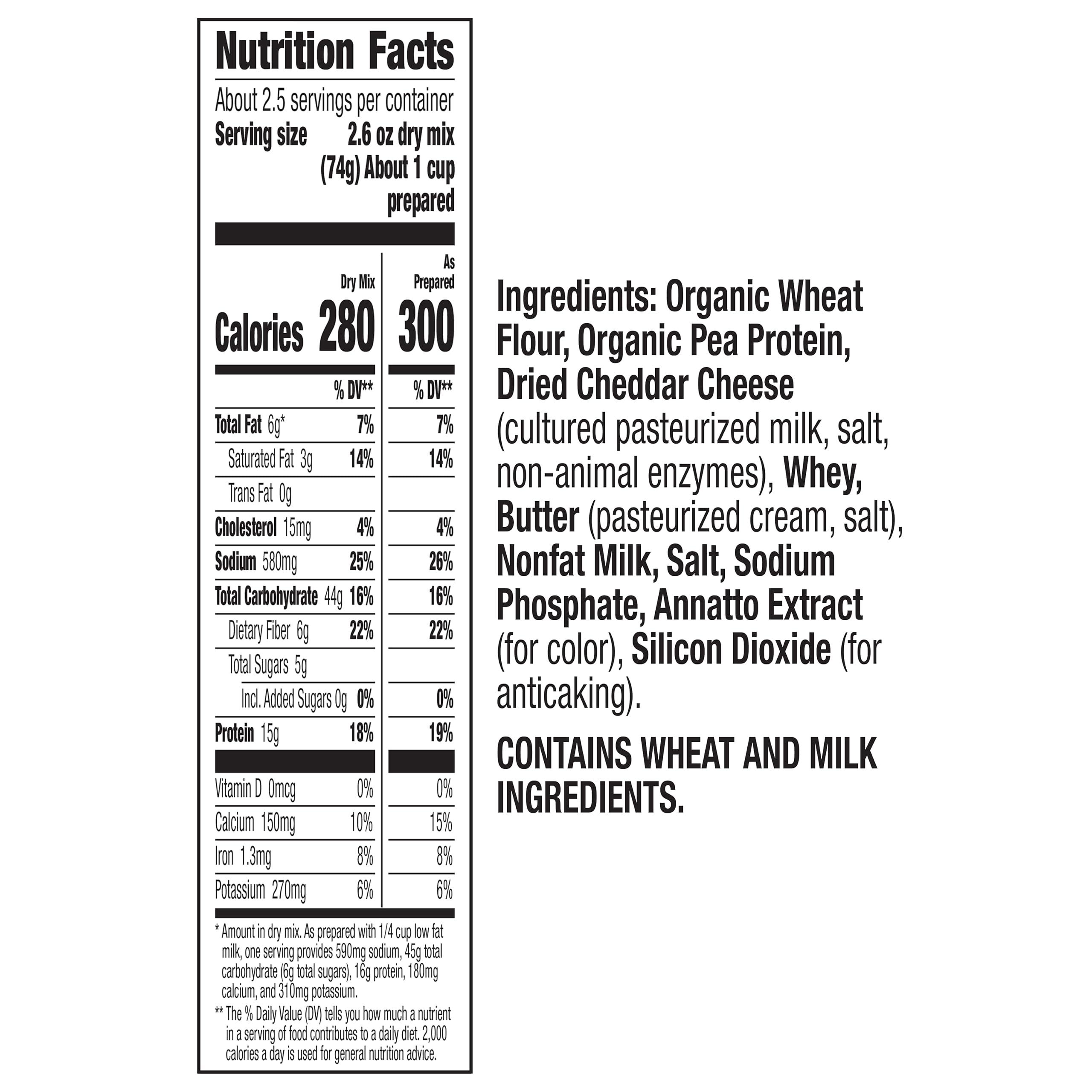 Annies Annie\'s Super! Mac, Protein Macaroni And Cheese Dinner, Shells & Real Aged Cheddar, 6 oz.