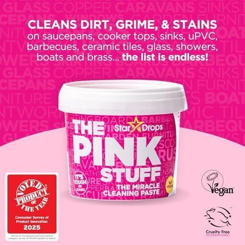 Stardrops Stardrops The Pink Stuff Ultimate Cleaning Pack Miracle Cleaning Paste, Multi-Purpose Spray & Bathroom Foam Cuts Grease, Removes Stains, Cleans Kitchens, Bathrooms, and More