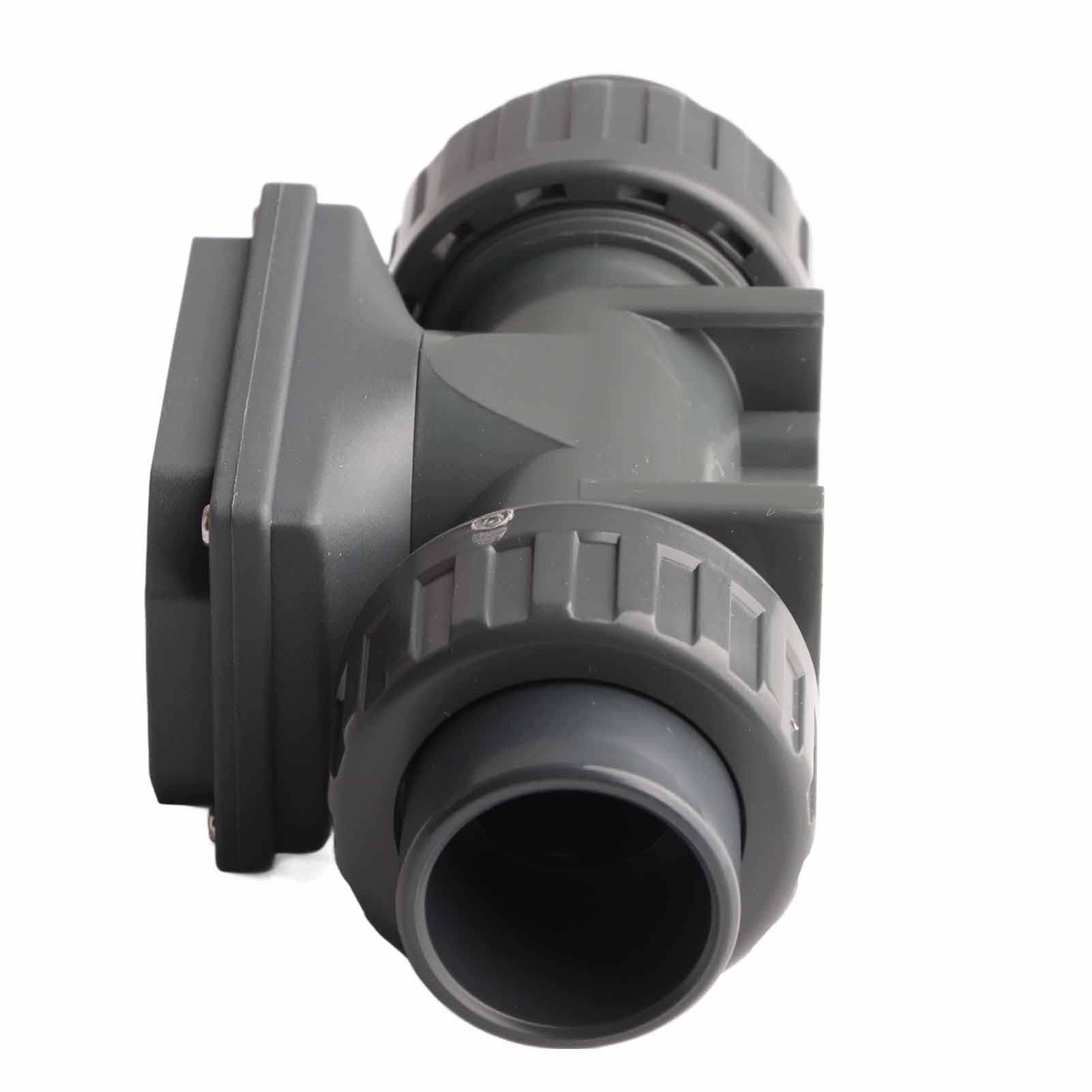 Pyhodi Water Flowmeter, High Accuracy Water Flow Meter Sensitive Response for Swimming Pool