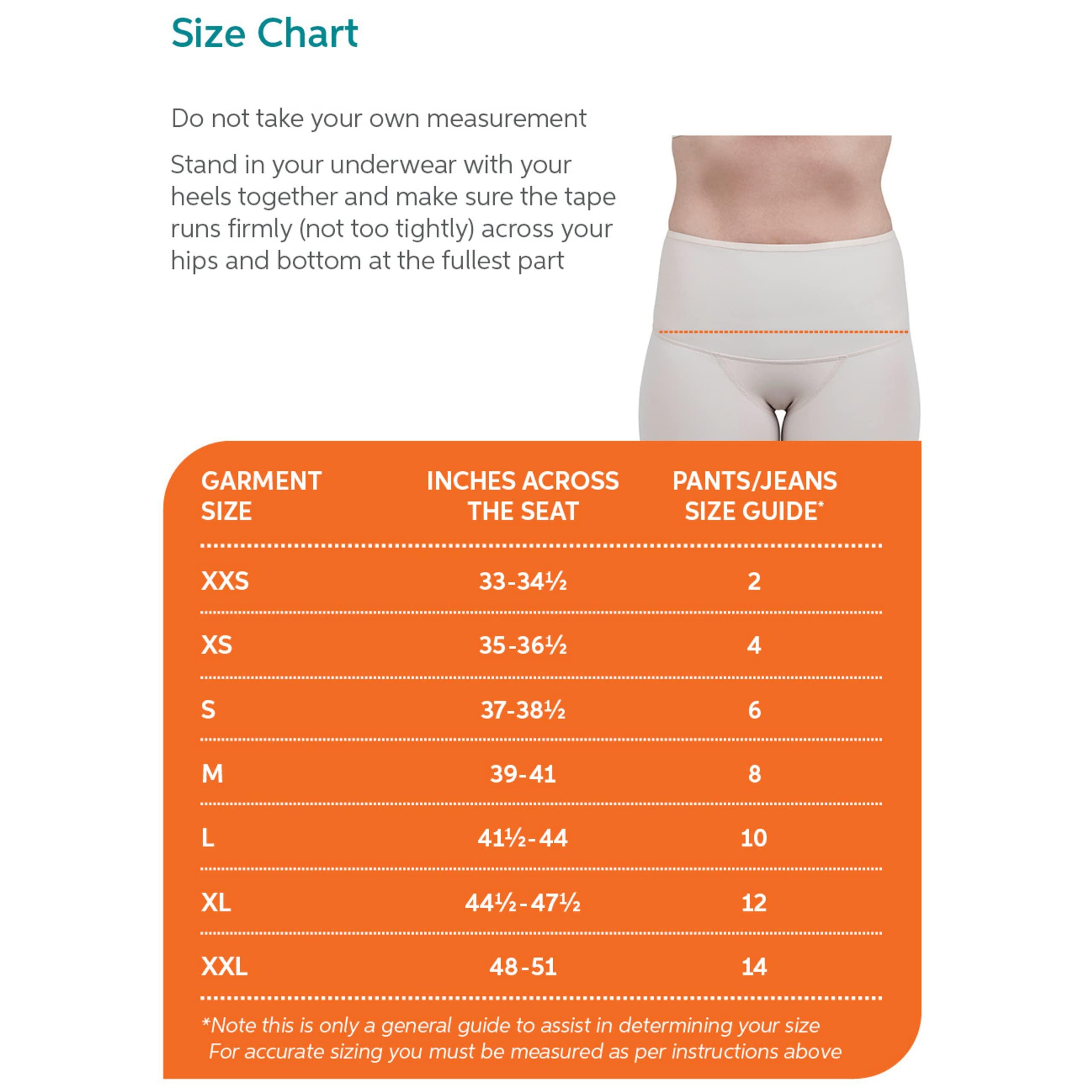 SRC SRC Incontinence Underwear for Women, Uterine Prolapse Support, Large, Champagne