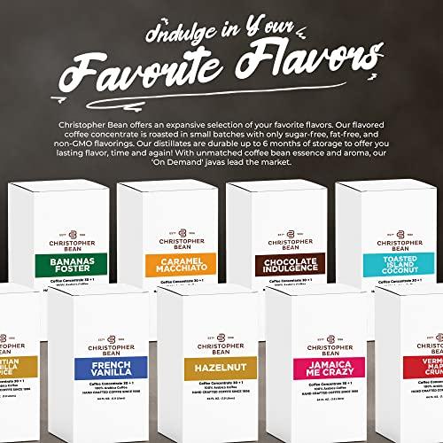 Christopher Bean Coffee Christopher Bean Coffee - Liquid Coffee Concentrate 30 to 1 Blend Bag in Box Instant Coffee or Cold Brew Concentrate - Hot or Iced Coffee Drinks - Chocolate Indulgence