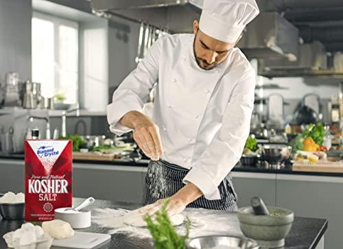 Diamond Crystal Diamond Crystal Kosher Salt – Full Flavor, No Additives and Less Sodium - Pure and Natural Since 1886-3 LB (Full Case of 9 ct)…