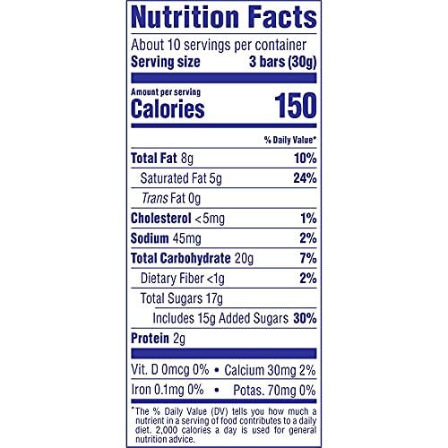 Crunch Crunch 100% Real Milk Chocolate Mini Candy Bars, Bulk Individually Wrapped Bars in 10.5 oz Bags (4 Pack)