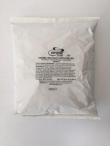 SUPERIOR Superior Caramel Macchiato Cappuccino Mix 6/2 Lb Bags