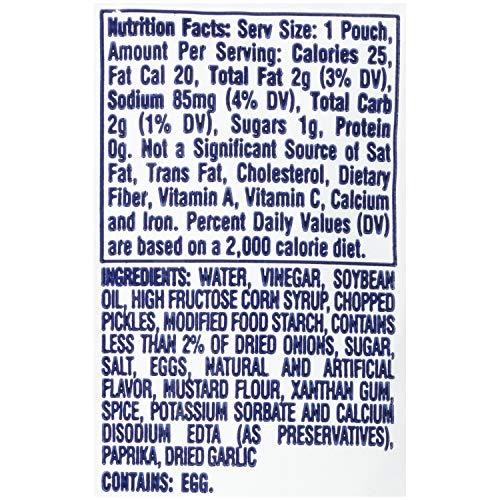 Kraft Kraft Creamy Tartar Sauce Packet Single Serve Packet (0.44 oz Packets, Pack of 200)