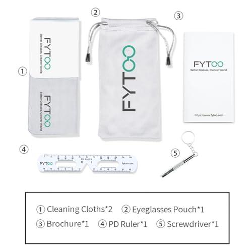 FYTOO FYTOO Stylish Round Glasses Blue Light Blocking Reading Glasses for Women Men Green Lightweight Readers 2.5x with Spring Hinge Anti Glare/Eye Strain Warner FT1358