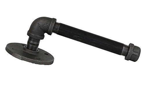 CMI Inc CMI Inc 3/4" X 6" Industrial Black Pipe, Malleable Cast Iron Pipe Nipple, for Vintage DIY Furniture Home Pipe Decor, Fits 3/4 Inch Black Threaded Pipe Nipples and Fittings 10 PACK (3/4" X 6")