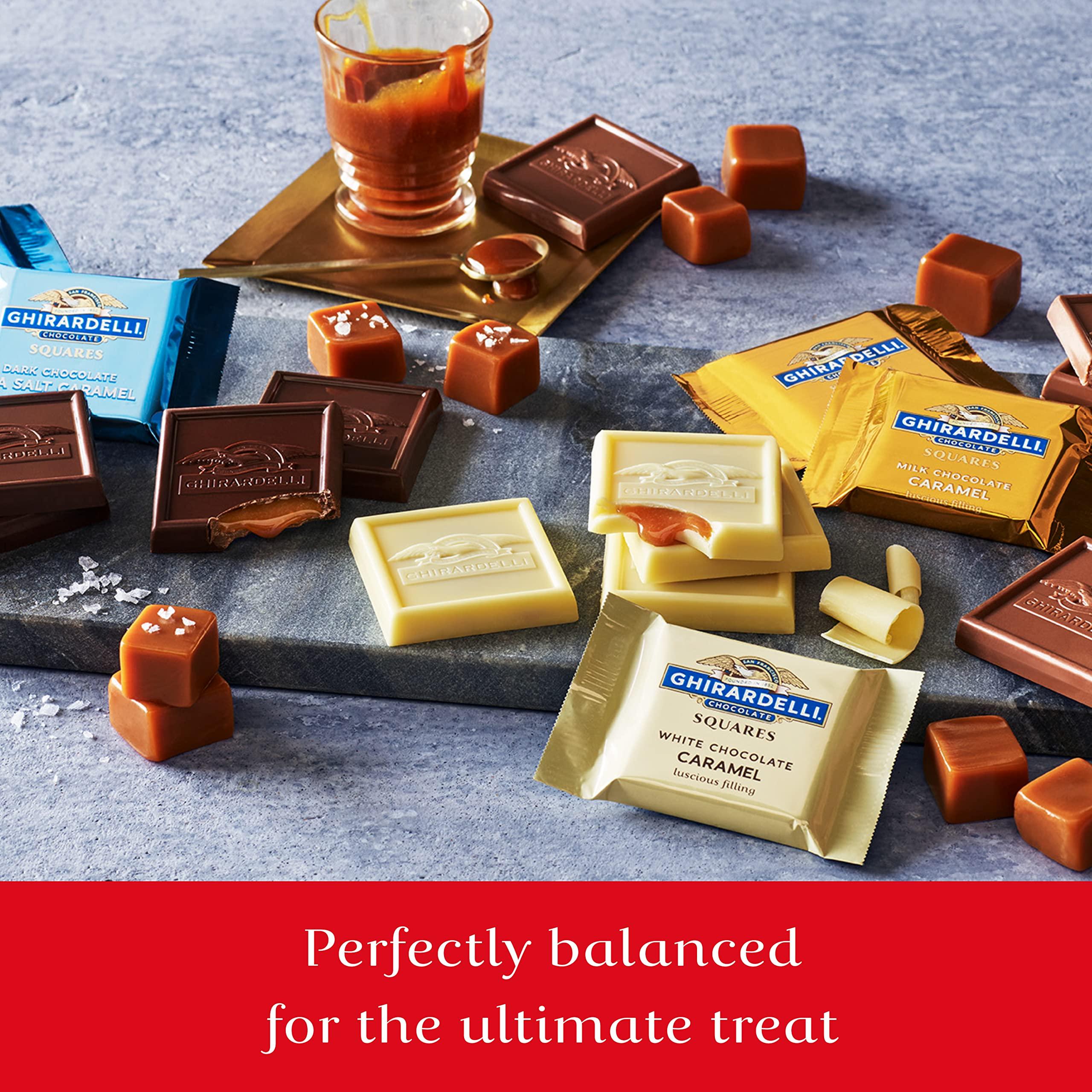 Ghirardelli Chocolate Company GHIRARDELLI Chocolate Caramel SQUARES Assortment, 16.1 oz