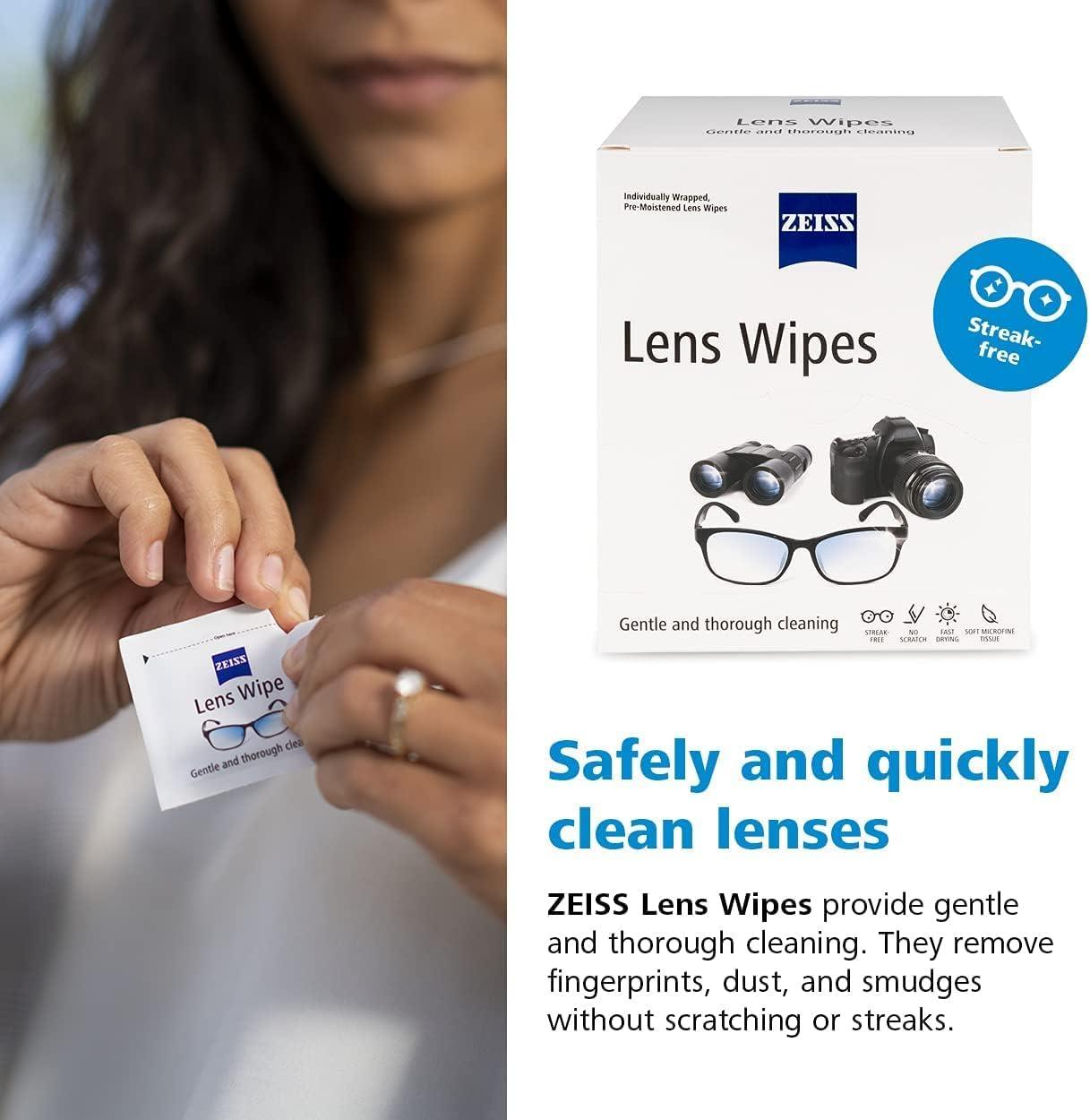 JPHYLL ZEISS Lens Wipes Pack of 250 Individuly Wrapped Wipes