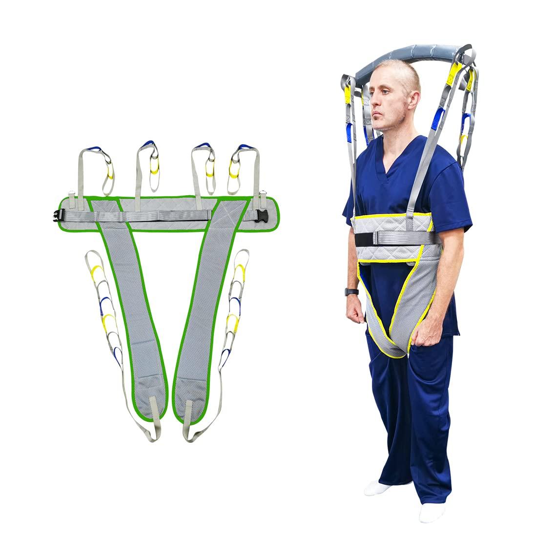 EZ Assistive EZ Assistive Ambulating Walk Sling for Patient Standing and Walking Training & Patient Lift Aid or Walking Aids Reusable and Washable (Large)