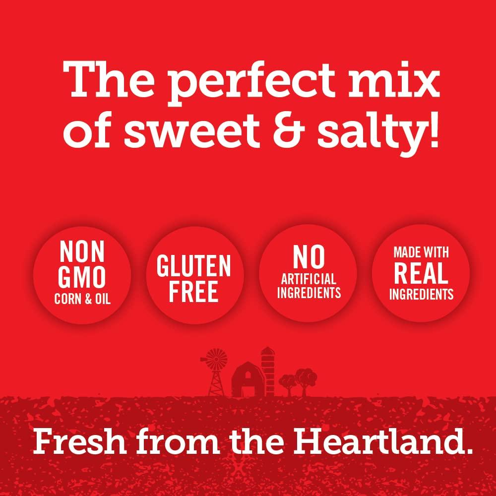 Popcorn, Indiana Popcorn Indiana Kettle Corn, Family Size - 7 Oz (Pack of 12)