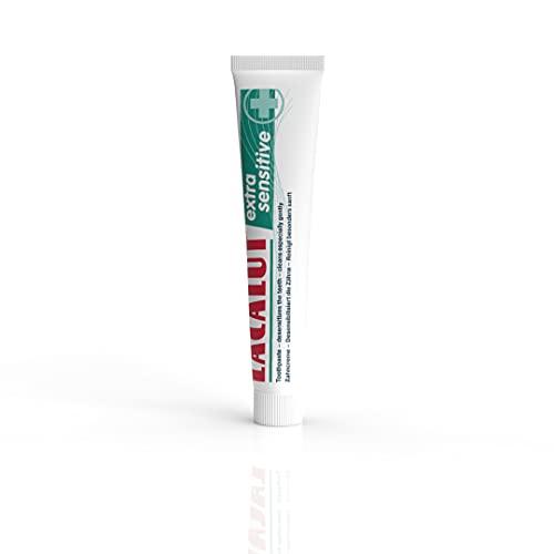 Lacalut LACALUT Extra Sensitive Toothpaste, Repair & Protect Sensitive Teeth - Cavity Prevention & Stain Removal 2.5 Ounces