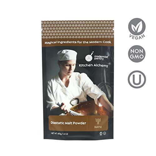 Modernist Pantry Diastatic Barley Malt Powder ? Vegan ? OU Kosher Certified - 400g/14oz