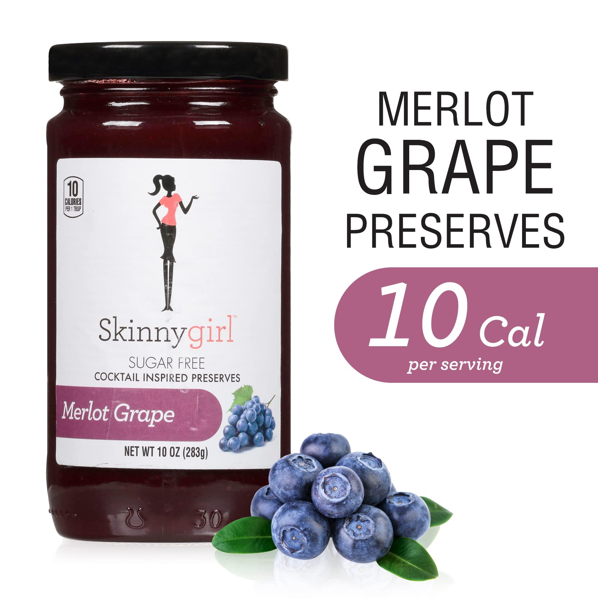 Skinnygirl Skinnygirl Sugar Free Cocktail Inspired Preserves, Merlot Grape, 10 Ounce (Pack of 2)