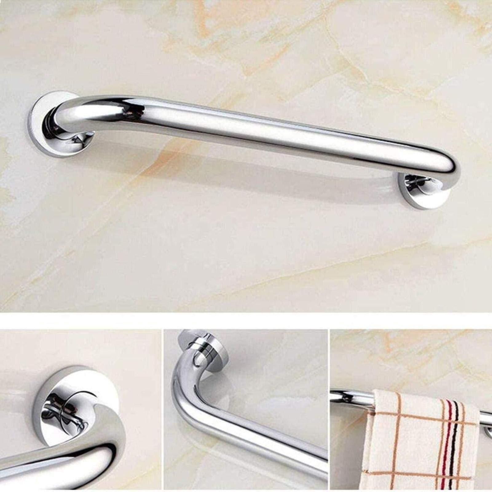 HongLianRiven Bath Handle Towel Rail Grab Rail Bathroom Handrail Showers Walls Balance Bar,Shower Grab Bar, Safety Hand Rail Bar Handicap Bath Tub Wall Concealed (Size : 50cm)