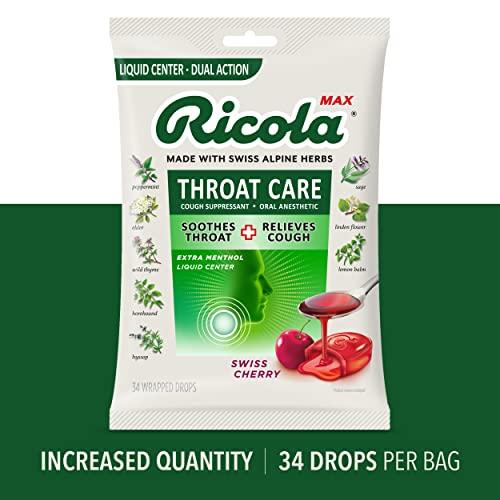 Ricola Ricola Original 21 Count Max Swiss Cherry 34 Count Throat & Cough Drops Bundles