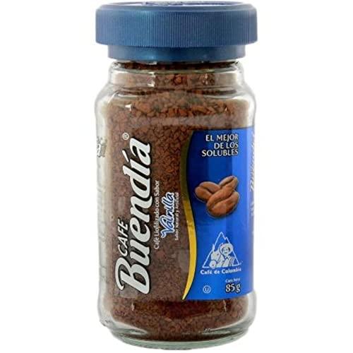 RUUFE Buendia Instant Coffee (3 pack) Amaretto Vanilla & Whiskey Cream Flavor 100% Colombian Coffee Cafe (2.9 oz each) - Cafe Instantaneo Sabor Crema de Whiskey Amareto y Vainilla