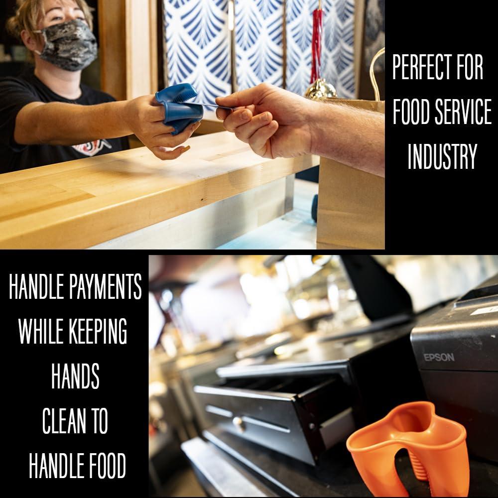 Ready Grips Silicone Finger Guard Protector for Grating Cheese & Vegetables with Mandolin Slicer, Kitchen Accessories, 2 Pack