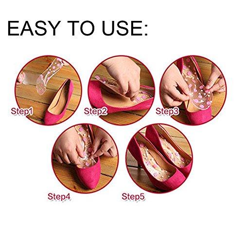 Bringsine Bringsine Velvety Insole Gel Shoe Insoles for Women High Heels Provide Heel Pain Relief, Comfortable Heel Inserts, Plantar Fasciitis, Heel Spurs, 3/4 Pain Relief Insoles Shoe Pads