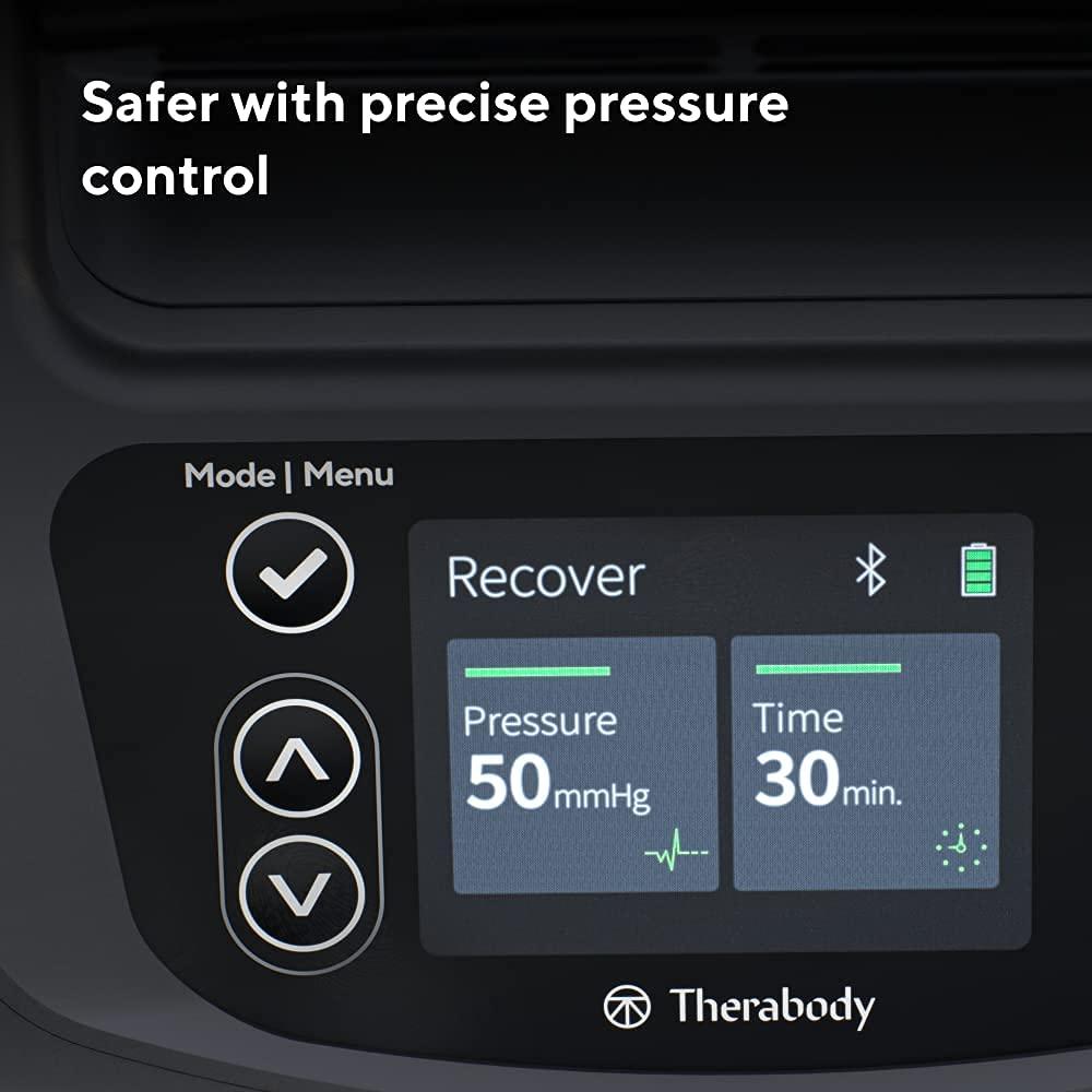 TheraGun TheraGun Therabody RecoveryAir PRO Massage Compression Boots - Leg Compression Sleeve & Massager for Circulation & Pain Relief, Muscle Recovery, Swelling and Stiffness in Knee & Calf (Small - 2nd Gen)