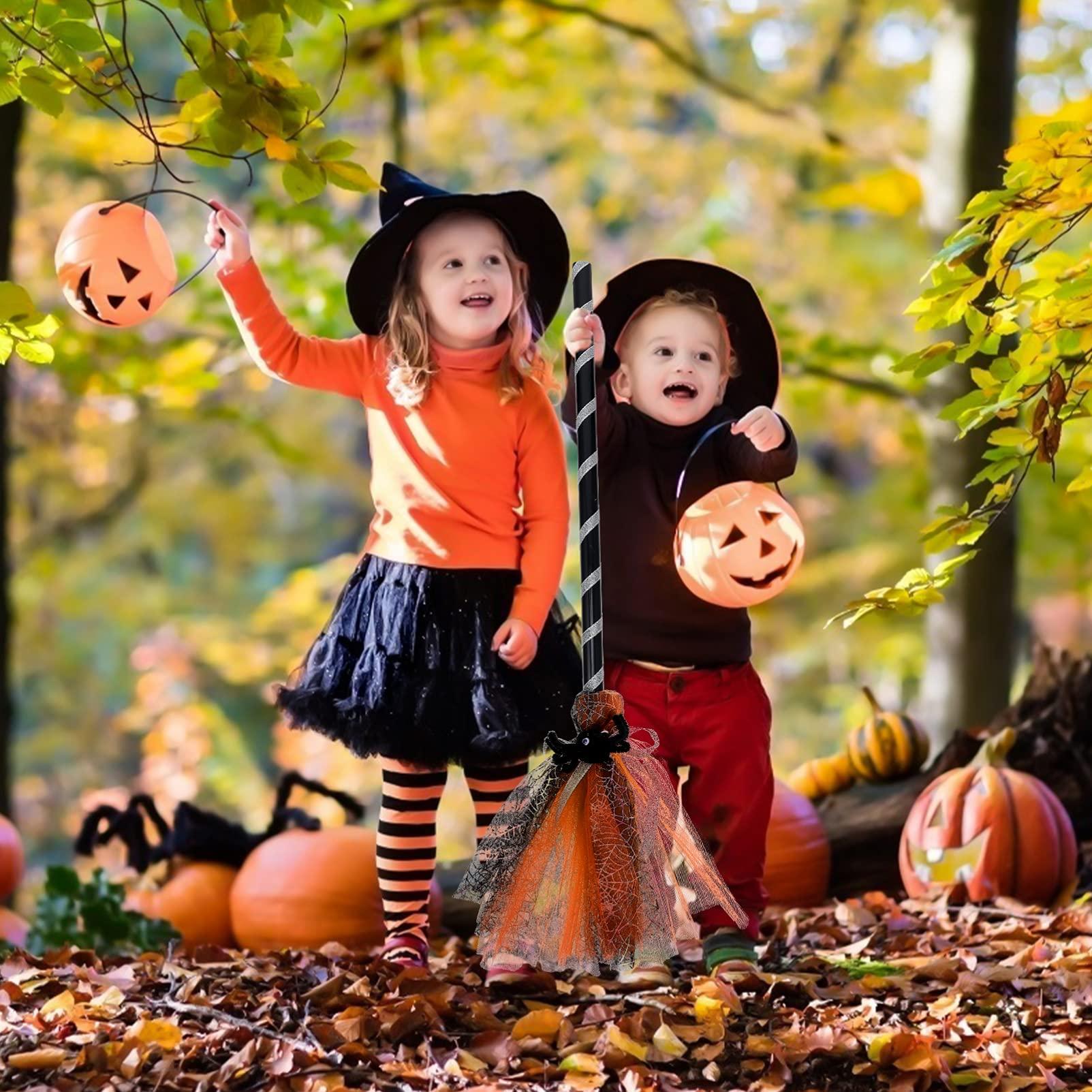 BESPORTBLE BESPORTBLE 1pc Wizard Broom Halloween Besom Broom Decoration Besom Prop Halloween Prop Broom Halloween Performance Prop Halloween Broom Witch Broom Party Prop Broom Ornament Besom for Party