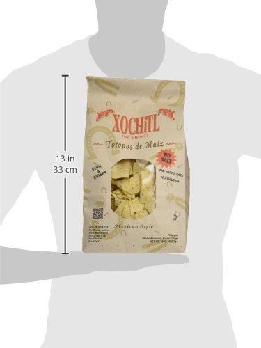 Xochitl Xochitl Mexican Style Tortilla Chips, No Salt, 16 oz