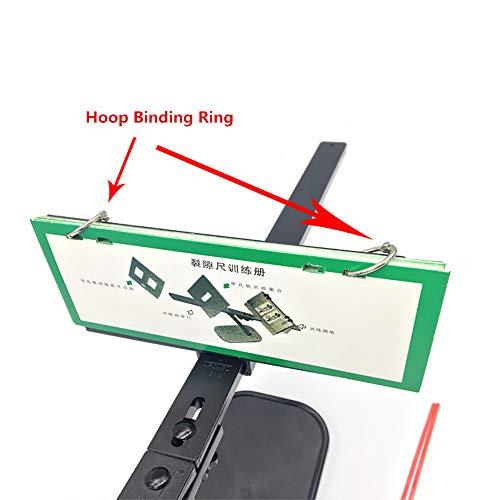 LeTkingok Aperture-Rule Trainer Strabismus Amblyopia Eye Treatment Monocular Vision Training Blackout Correction Tool Set