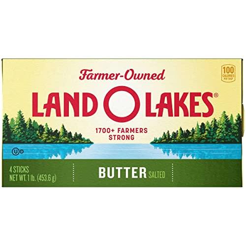 Land O Lakes Land O Lakes Salted Butter, 1 lb in 4 Sticks - 36 per case