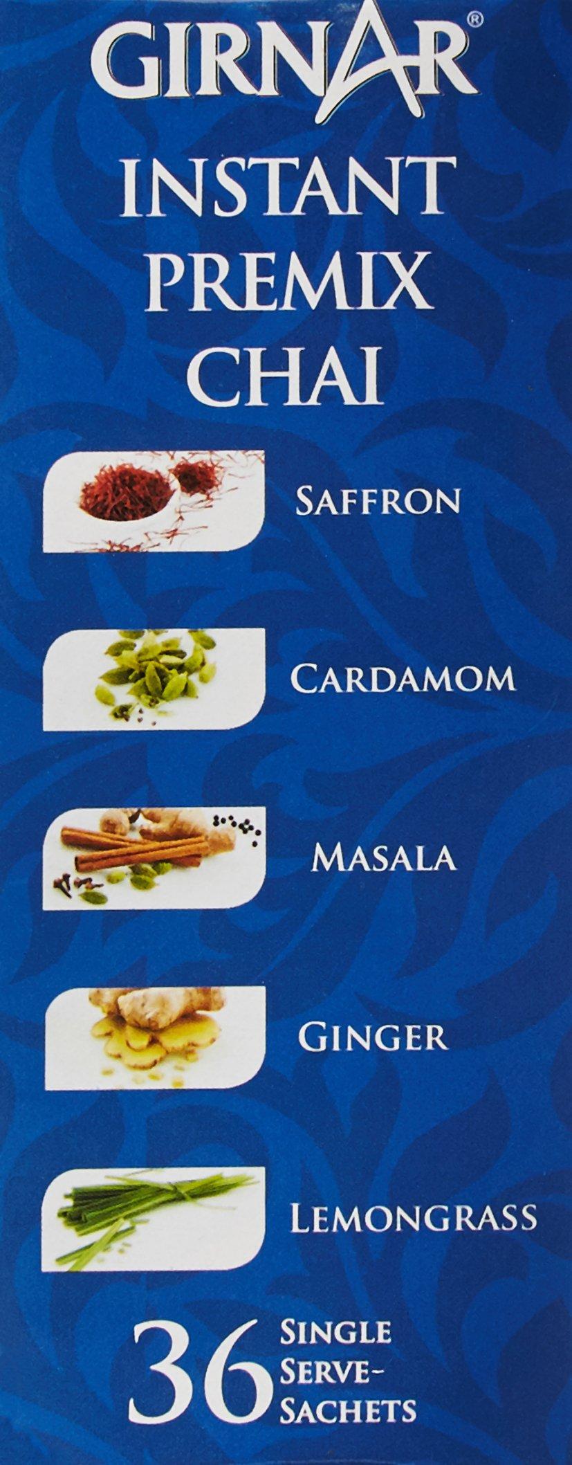 GIRNAR Girnar Instant Tea Premix Variety Pack, 36 Sachets