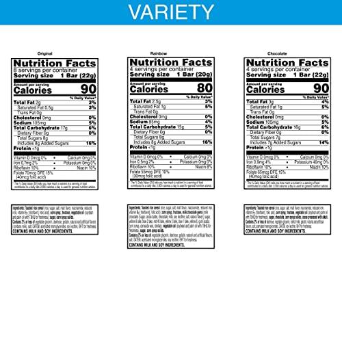 RICE KRISPIES TREATS Rice Krispies Treats Crispy Marshmallow Squares, Kids Snacks, Cereal Bars, Variety Pack, 12.1oz Box (16 Bars)