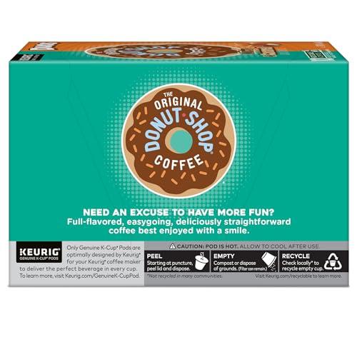 The Original Donut Shop The Original Donut Shop Duos Nutty + Caramel Coffee, Keurig Single Serve K-Cup Pods, Light Roast Coffee, 60 Count, (6 Packs of 10)