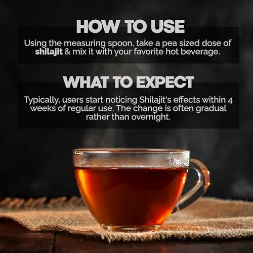 VitaliZen VitaliZen Pure Himalayan Organic Shilajit Resin | 100% Authentic & Natural | 30 Grams (1 Month Supply) | Grade-A Shilajit Supplement | Contains Fulvic Acid & Trace Minerals for Energy & Immune Support