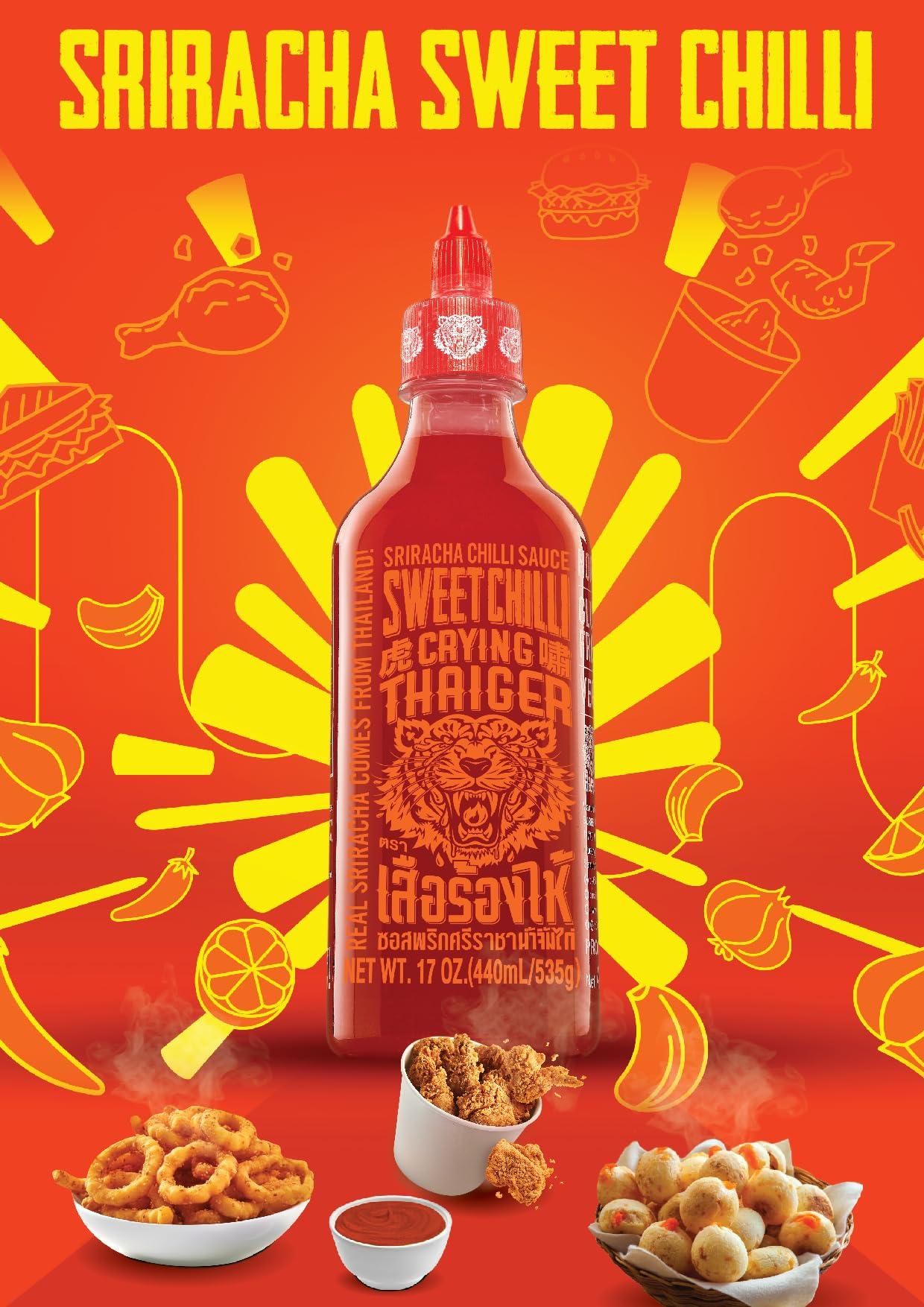 Crying Thaiger Crying Thaiger Sriracha Sweet Chili Sauce in Plastic Bottle 18.9oz (Pack of 1)