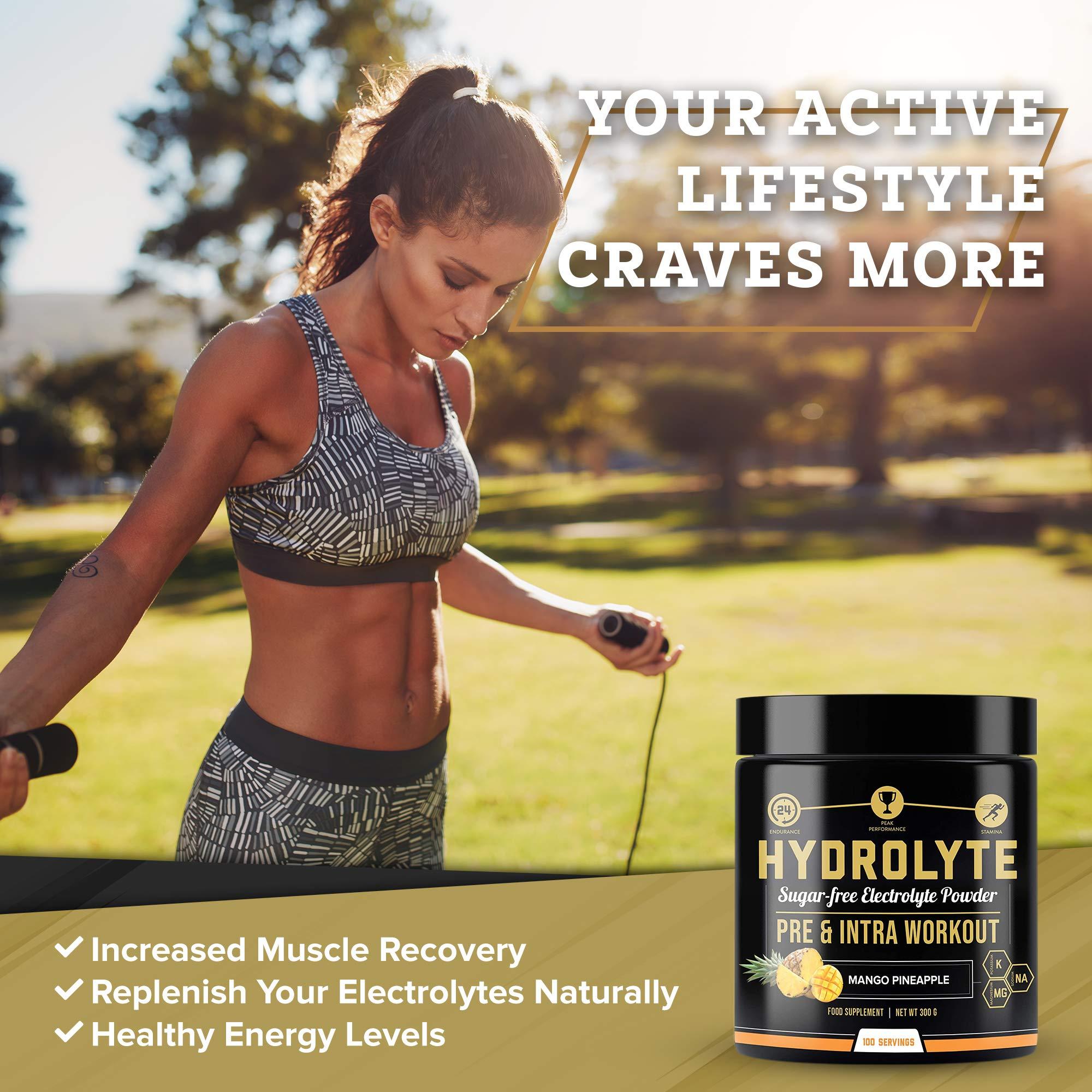 MMA Nutrition HRDWRK Electrolytes Powder with Magnesium, Potassium - Sugar Free Electrolytes Boost Endurance and Reduce Fatigue with This Electrolytes Supplement - Maximum Hydration - Keto Friendly